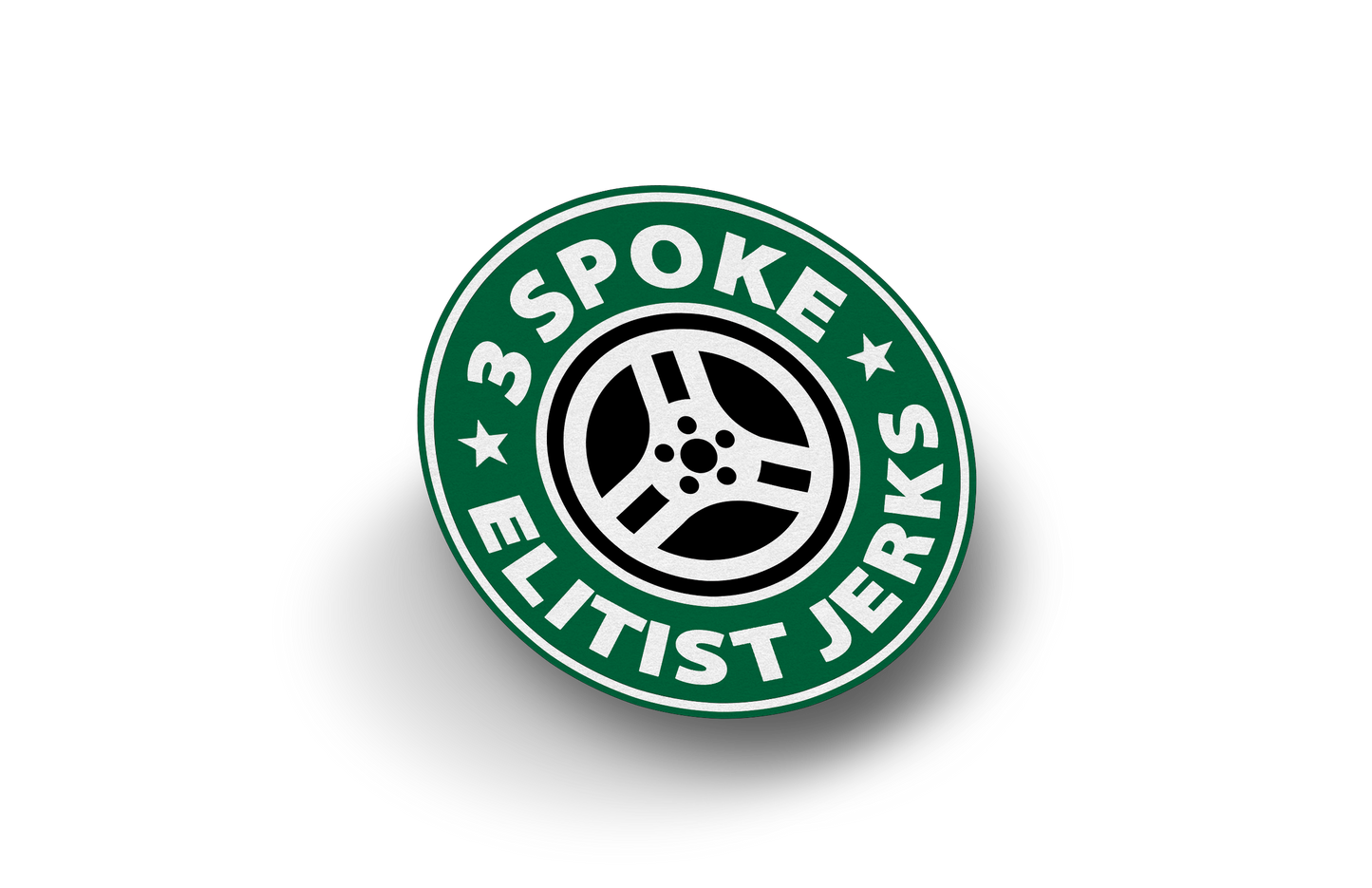 3 Spoke Elitist Jerks Sticker
