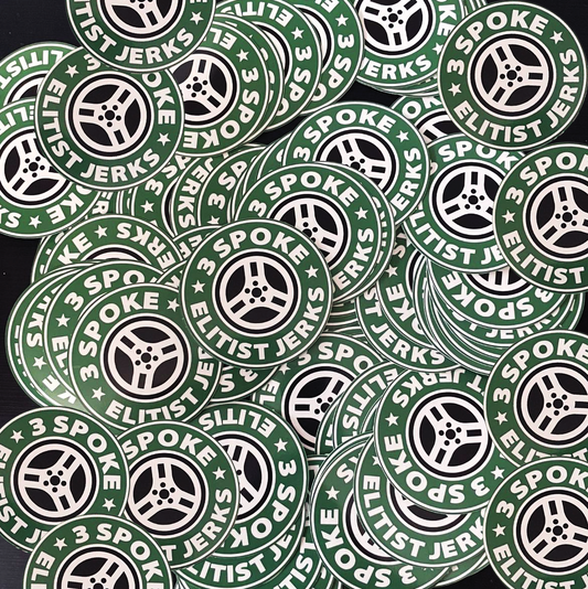 3 Spoke Elitist Jerks Sticker