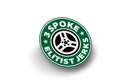 3 Spoke Elitist Jerks Sticker