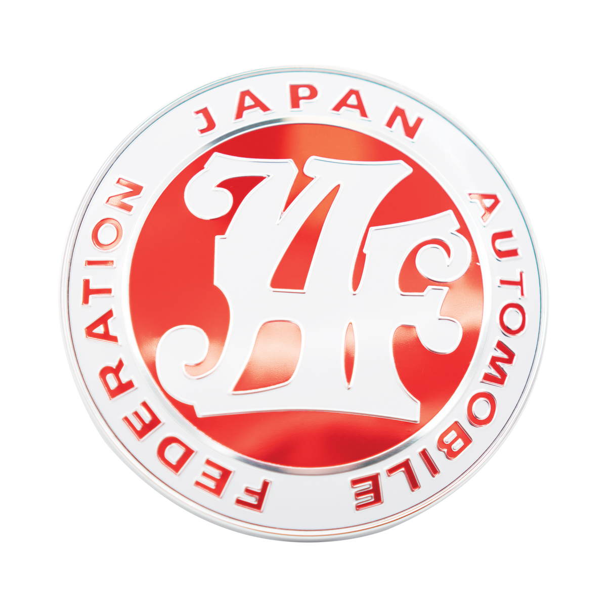 Japan Automobile Federation JDM front bumper grill JAF blue emblem